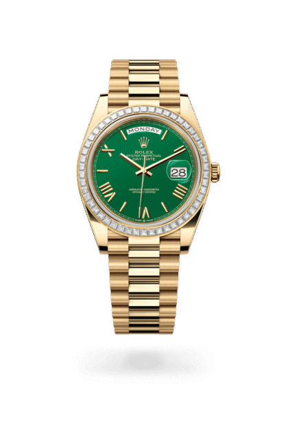 Rolex Day-Date 40mm — Yellow gold & diamonds