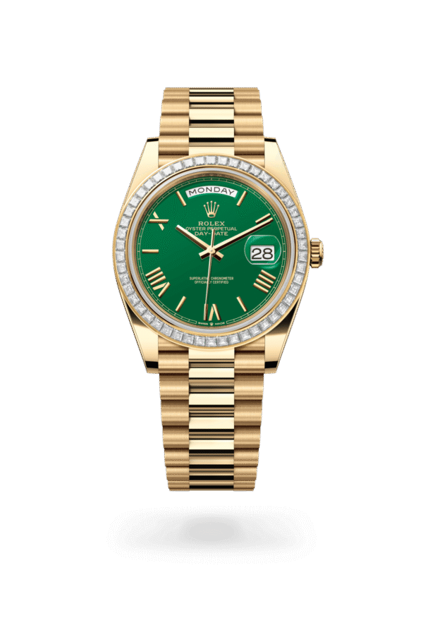 Rolex Day-Date 40mm — Yellow gold & diamonds