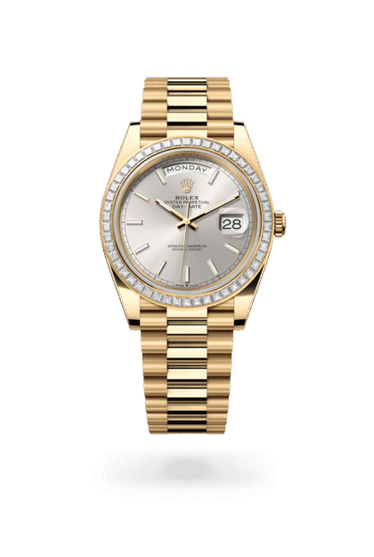Rolex Day-Date 40mm — Yellow gold & diamonds