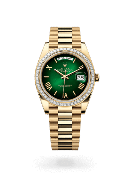 Rolex Day-Date 40mm — Yellow gold & diamonds