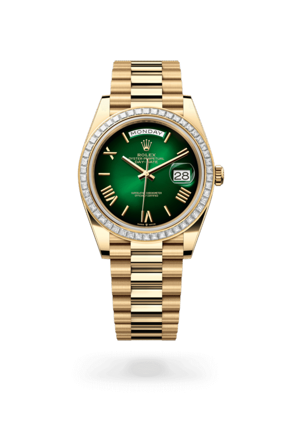 Rolex Day-Date 40mm — Yellow gold & diamonds