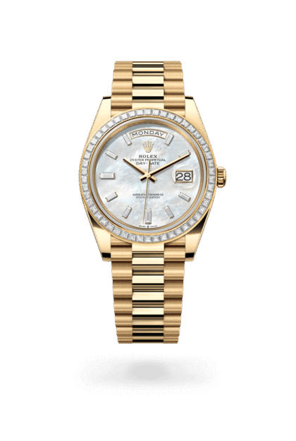 Rolex Day-Date 40mm — Yellow gold & diamonds