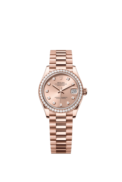 Rolex Datejust 31mm — Everose gold & diamonds