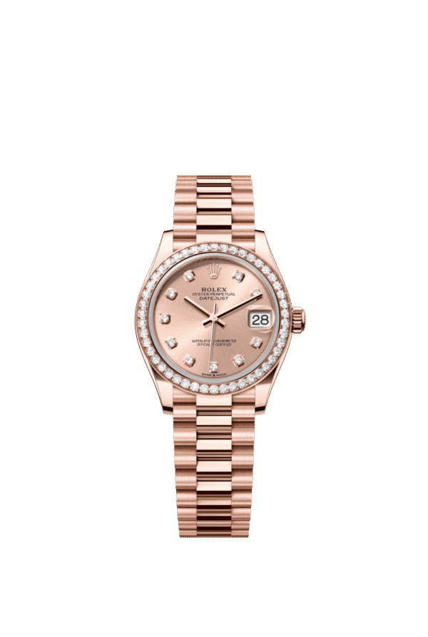 Rolex Datejust 31mm — Everose gold & diamonds
