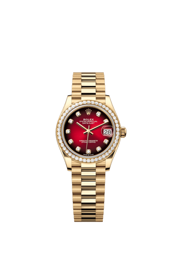 Rolex Datejust 31mm — Yellow gold & diamonds