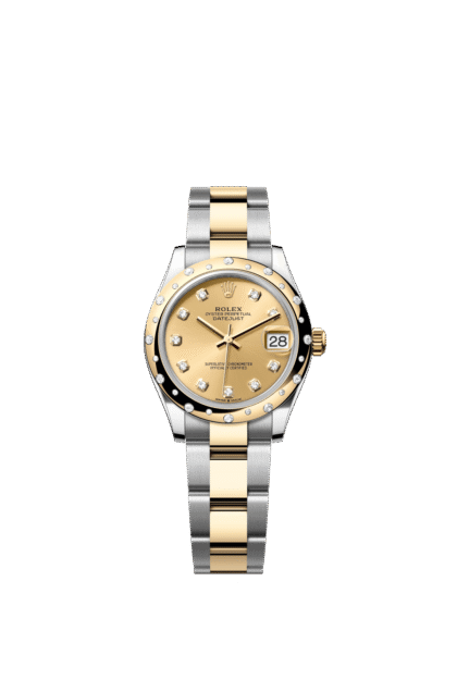 Rolex Datejust 31mm — Oystersteel, yellow gold & diamonds