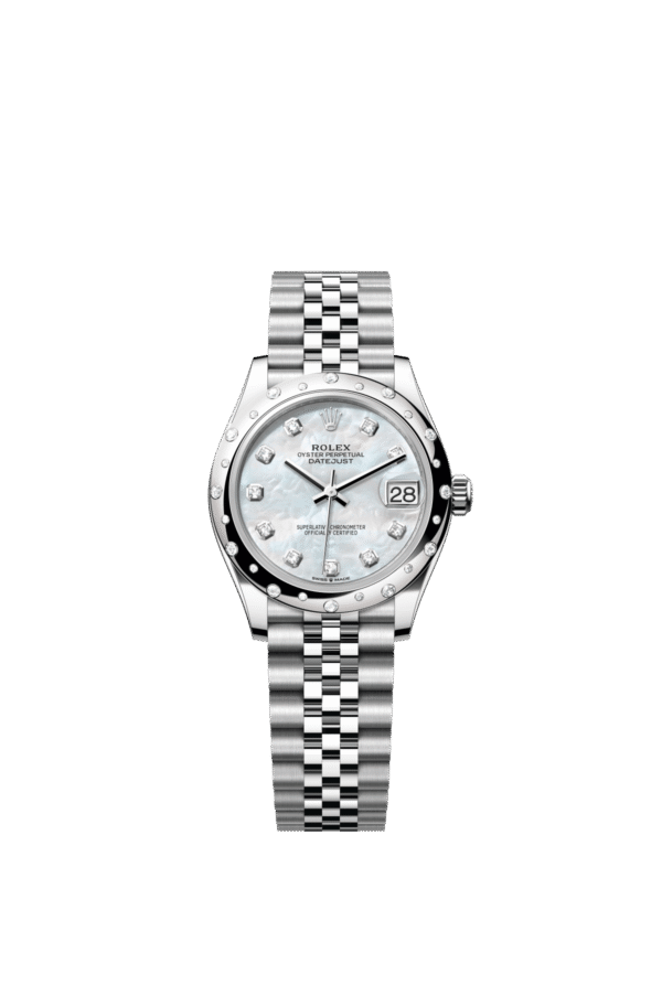 Rolex Datejust 31mm — Oystersteel, white gold & diamonds