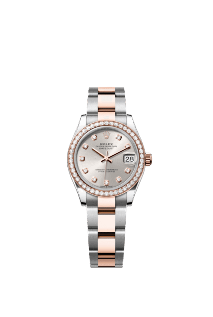 Rolex Datejust 31mm — Oystersteel, Everose gold & diamonds