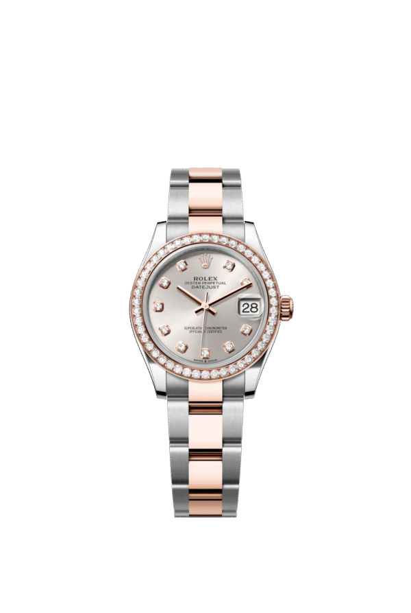 Rolex Datejust 31mm — Oystersteel, Everose gold & diamonds