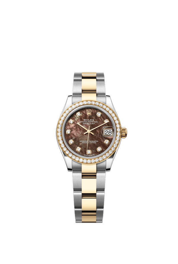 Rolex Datejust 31mm — Oystersteel, yellow gold & diamonds