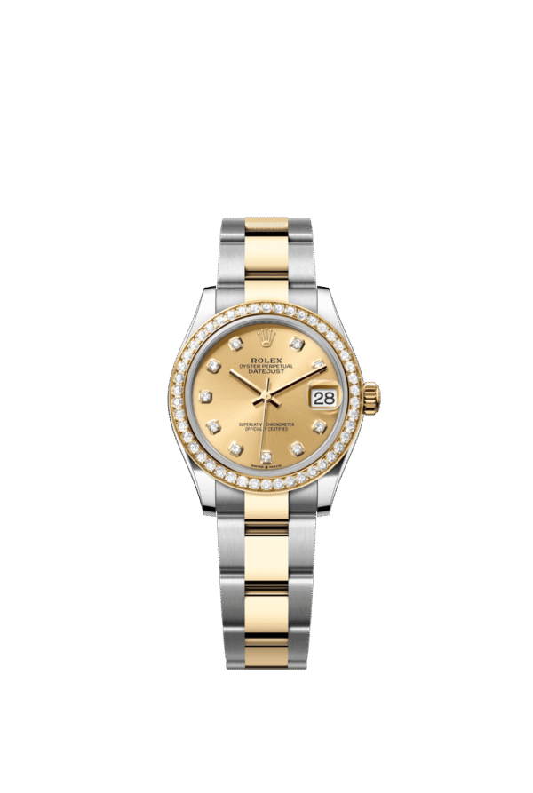 Rolex Datejust 31mm — Oystersteel, yellow gold & diamonds