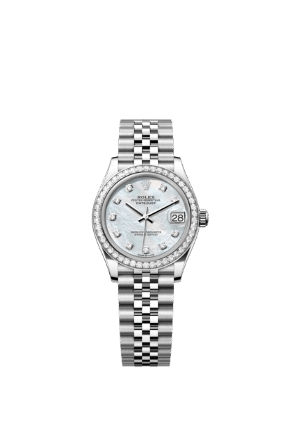 Rolex Datejust 31mm — Oystersteel, white gold & diamonds