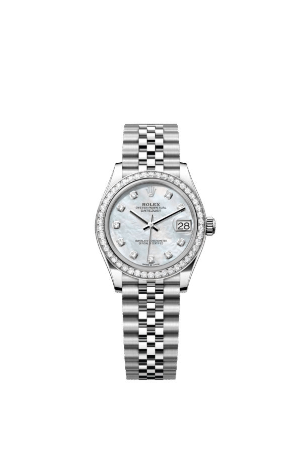 Rolex Datejust 31mm — Oystersteel, white gold & diamonds