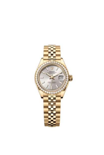 Rolex Lady-Datejust 28mm — Yellow gold & diamonds