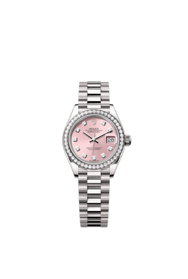 Rolex Lady-Datejust 28mm — White gold & diamonds