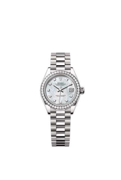 Rolex Lady-Datejust 28mm — White gold & diamonds