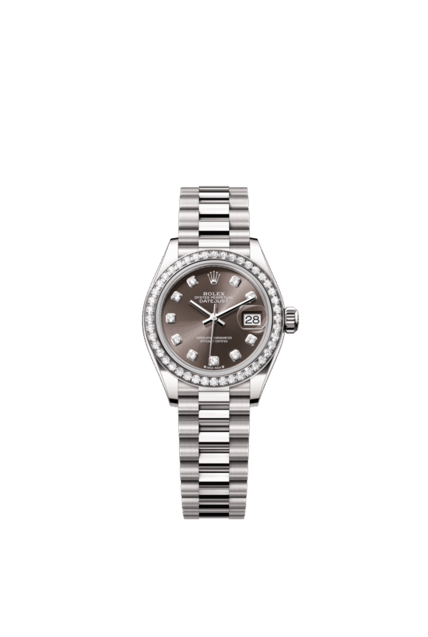 Rolex Lady-Datejust 28mm — White gold & diamonds