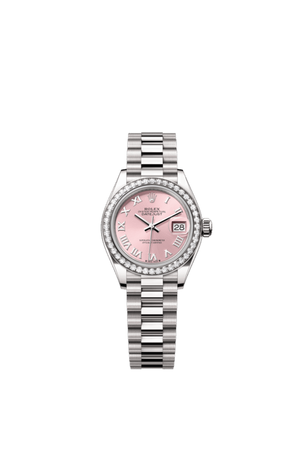 Rolex Lady-Datejust 28mm — White gold & diamonds