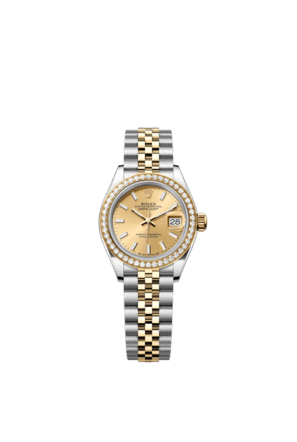 Rolex Lady-Datejust 28mm — Oystersteel, yellow gold & diamonds