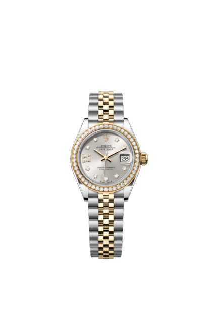 Rolex Lady-Datejust 28mm — Oystersteel, yellow gold & diamonds
