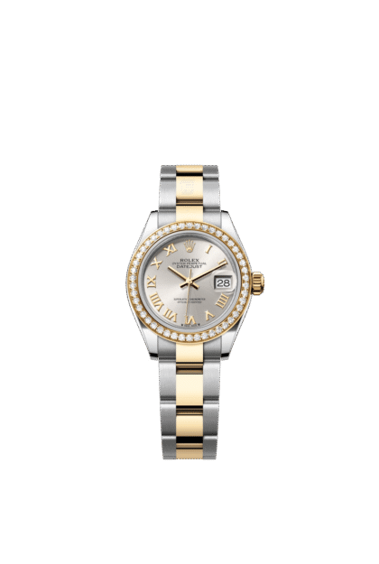 Rolex Lady-Datejust 28mm — Oystersteel, yellow gold & diamonds