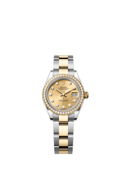 Rolex Lady-Datejust 28mm — Oystersteel, yellow gold & diamonds