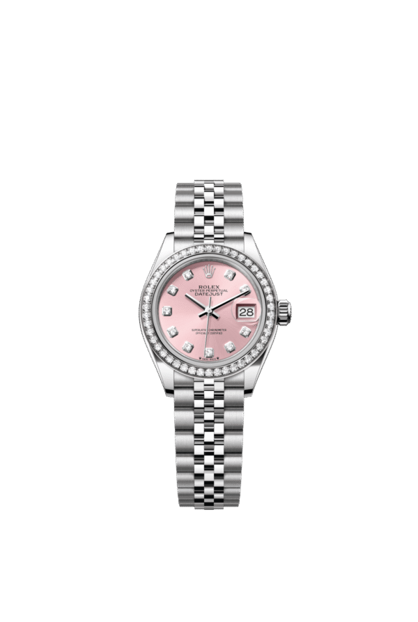 Rolex Lady-Datejust 28mm — Oystersteel, white gold & diamonds