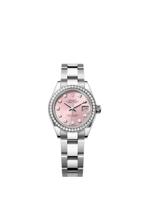 Rolex Lady-Datejust 28mm — Oystersteel, white gold & diamonds