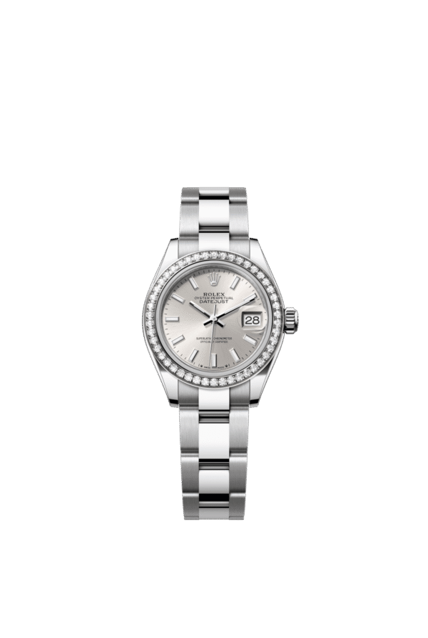 Rolex Lady-Datejust 28mm — Oystersteel, white gold & diamonds