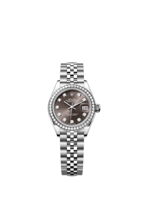 Rolex Lady-Datejust 28mm — Oystersteel, white gold & diamonds